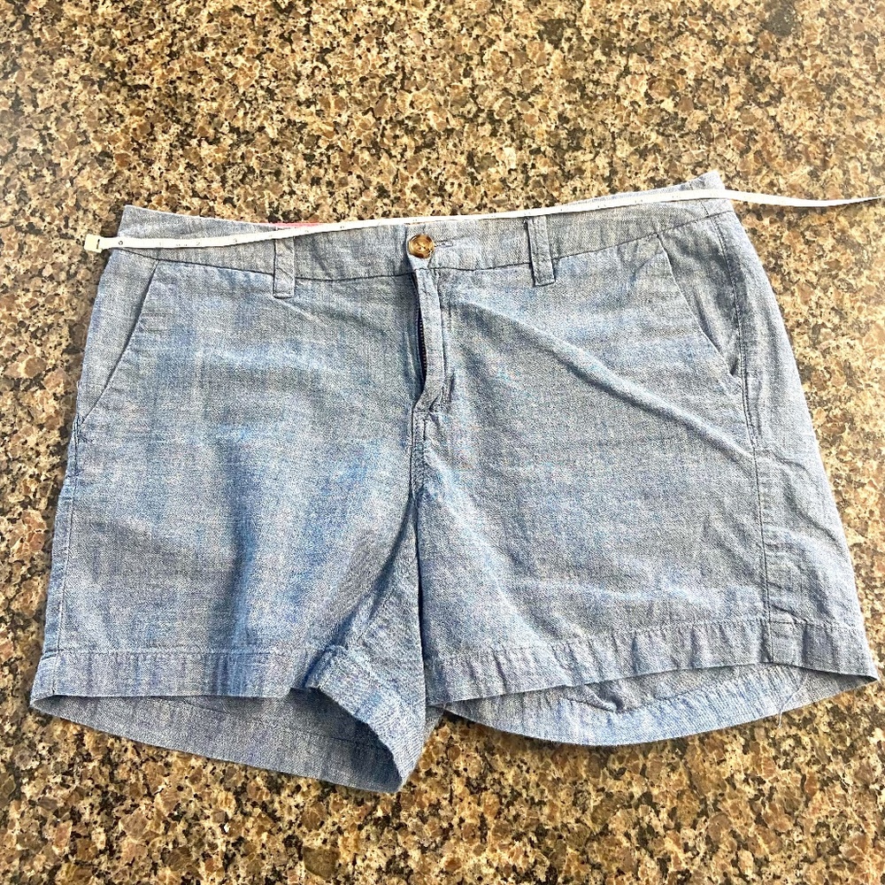 Cute 100% Cotton Merona Shorts Blue Size 8 Super soft